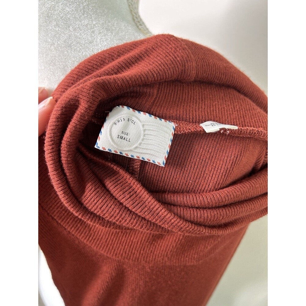 Anthropologie Postmark Womens Size Small Sleeveless Ribbed Knit Turtleneck Dress - Picture 5 of 7